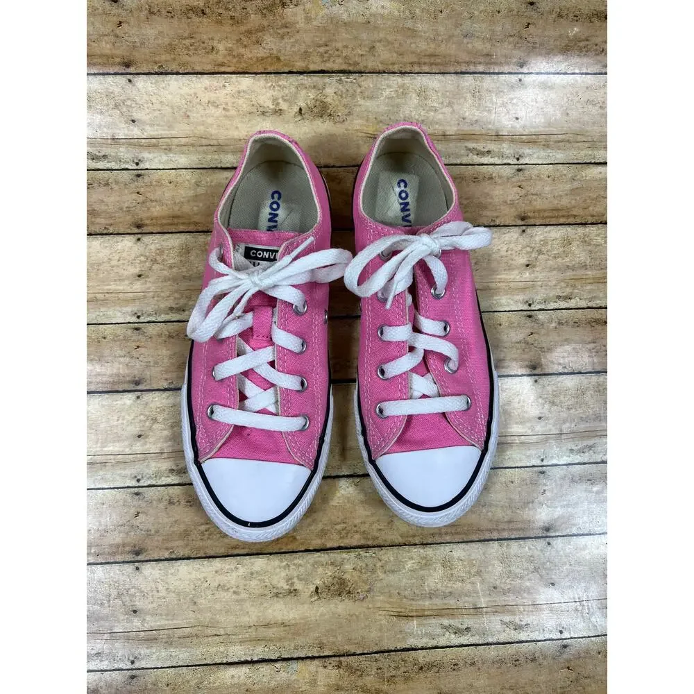 Converse Chuck Taylor All Star Ox 3J238 Pink Girl Shoes Low Top Little Kid 2